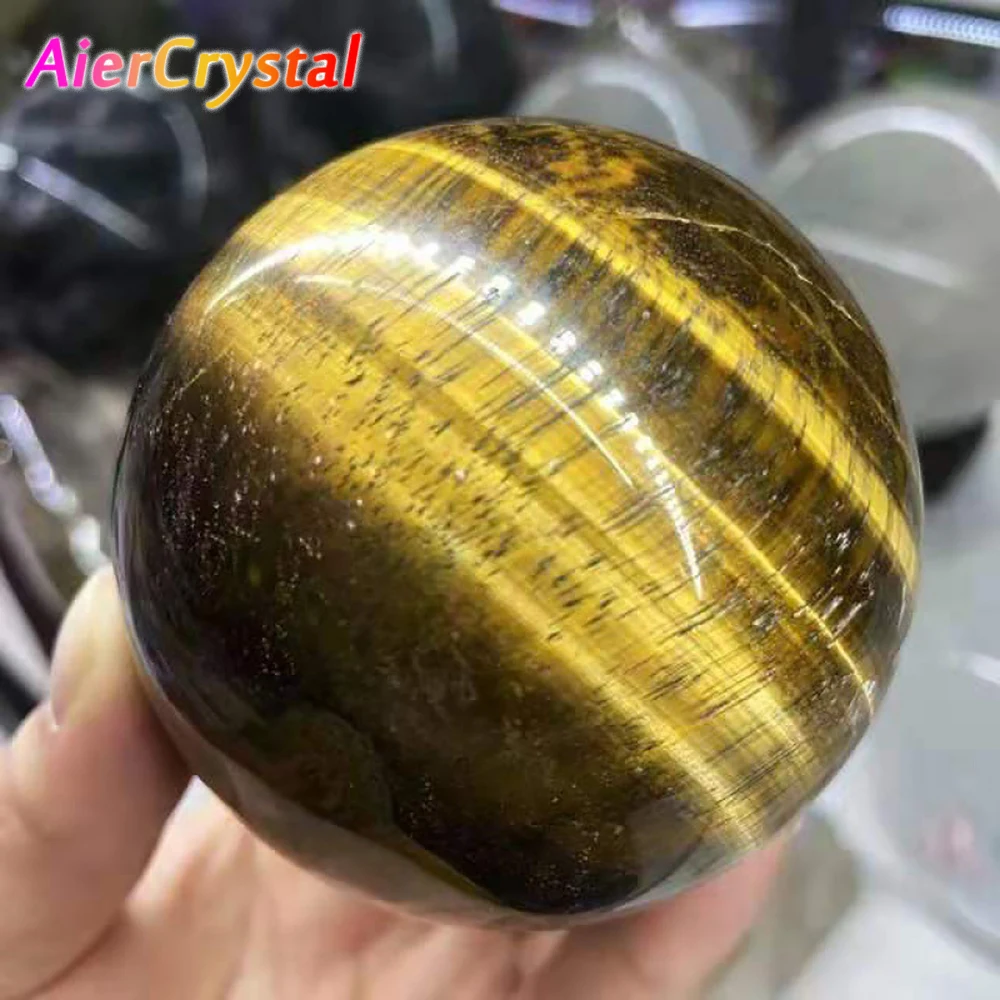 Natural Crystal Ball Tiger Eye Stone Ball Decoration Yellow Tiger Eye Tiger Eye Stone Polishing Hand Play Piece Fitness Ball
Natural Crystal Ball Tiger Eye Stone Ball Decoration Yellow Tiger Eye Tiger Eye Stone Polishing Hand Play Piece Fitness Ball