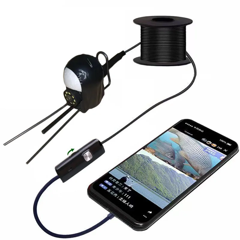 

Underwater camera Fish camera 5 mega-pixel ip68 type-c android waterproof ice Fishing Endoscope camera Usb Borescope Fish finde