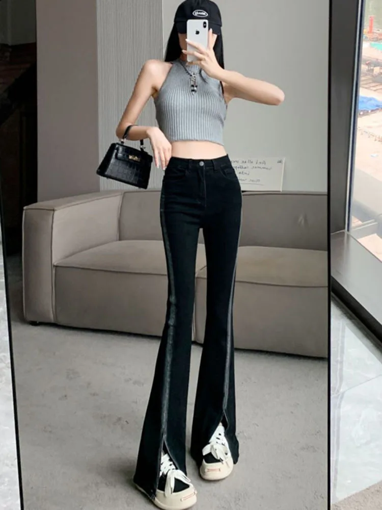 Woman Jeans Flare Low Waist Slim High Elastic Jeans For Women Pants 2023 Korean Fashion Boyfriend Denim Pant Trousers
Woman Jeans Flare Low Waist Slim High Elastic Jeans For Women Pants 2023 Korean Fashion Boyfriend Denim Pant Trousers
