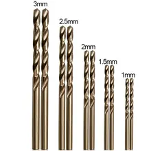 10PCS Auger Twist Drill Bit Set HSS-Co 5% M35 Cobalt Drill Bits 1mm 1.5mm 2mm 2.5mm 3mm Tile Masonry Drilling Bit Tool
10PCS Auger Twist Drill Bit Set HSS-Co 5% M35 Cobalt Drill Bits 1mm 1.5mm 2mm 2.5mm 3mm Tile Masonry Drilling Bit Tool