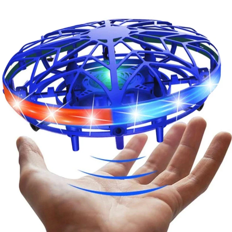 

RC Helicopter Mini UFO Dron Flying Ball Aircraft Boys Hand Controlled Drone Infrared Quadcopter Induction XMAS Flying Saucer Toy