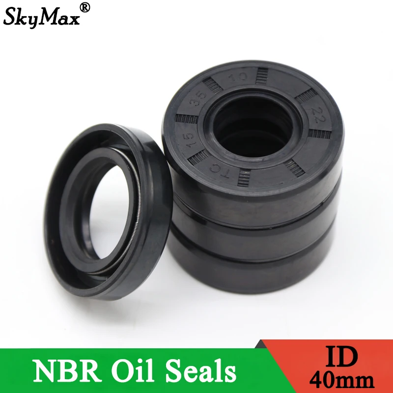 

1PCS ID 40mm NBR Nitrile Rubber Shaft Oil Seal TC40-50/52/55/56/58/60/62/64/68/70/72/75/80/85/90-5/7/8/9/10/12 Nitrile Oil Seal