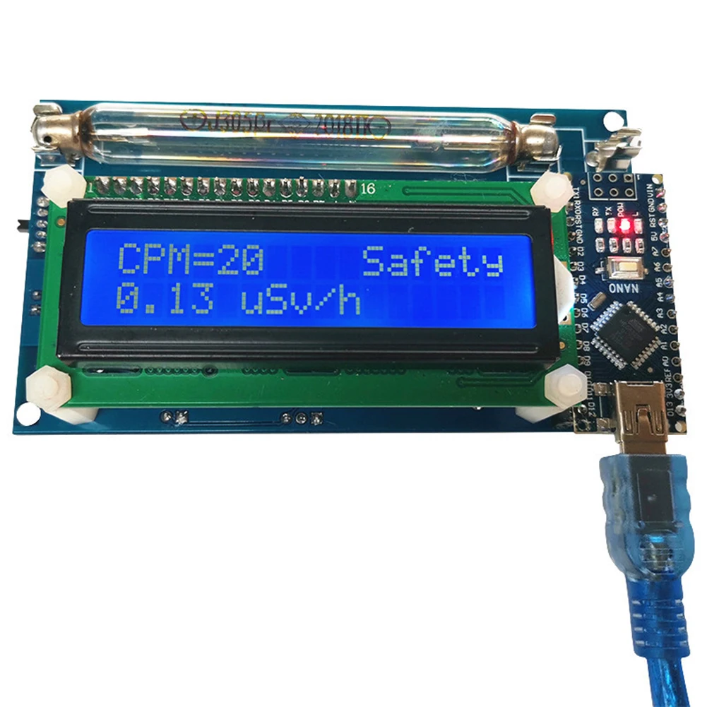 New Practical Geiger Counter Kit Geiger Counter Kit OpenSource Geiger Counter 25 Times / Min Assembled Beta Gamma
New Practical Geiger Counter Kit Geiger Counter Kit OpenSource Geiger Counter 25 Times / Min Assembled Beta Gamma