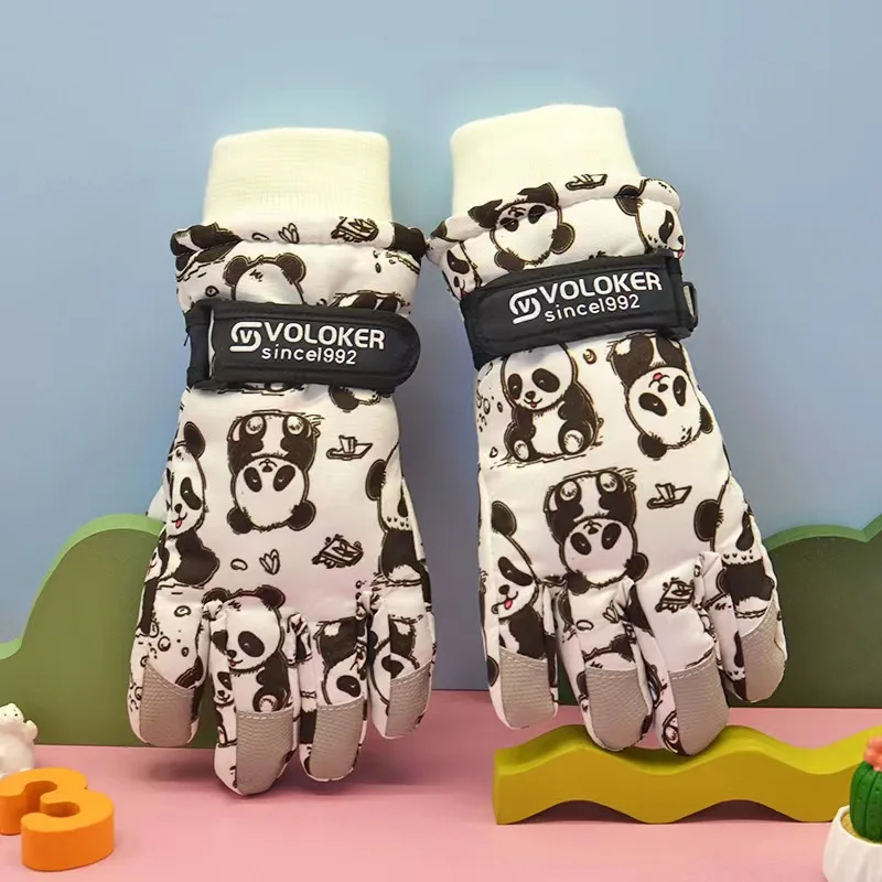 New Panda Children Winter Snow Warm Gloves Boy Girl Ski Snowboard Windproof Waterproof Non-slip Thicken Keep Warm Winter Mittens
New Panda Children Winter Snow Warm Gloves Boy Girl Ski Snowboard Windproof Waterproof Non-slip Thicken Keep Warm Winter Mittens
