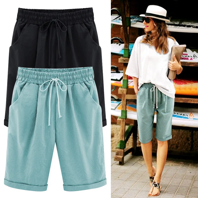 Summer Shorts Women Bermuda Plus Size 8xl Casual Loose Sports Elastic Cotton Straight Leg Breathable Shorts
Summer Shorts Women Bermuda Plus Size 8xl Casual Loose Sports Elastic Cotton Straight Leg Breathable Shorts