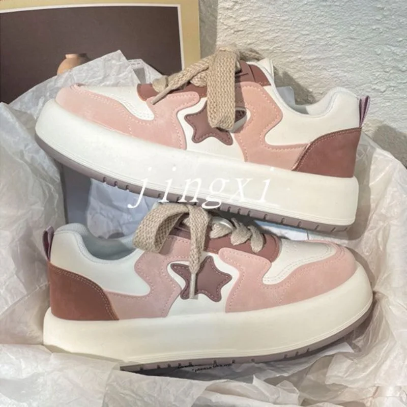 Women's Sneakers Platform Pink Kawaii Sports Shoes 2023 Spring Casual Vulcanize Lolita Flat Harajuku Tennis Female Footwear
Women's Sneakers Platform Pink Kawaii Sports Shoes 2023 Spring Casual Vulcanize Lolita Flat Harajuku Tennis Female Footwear