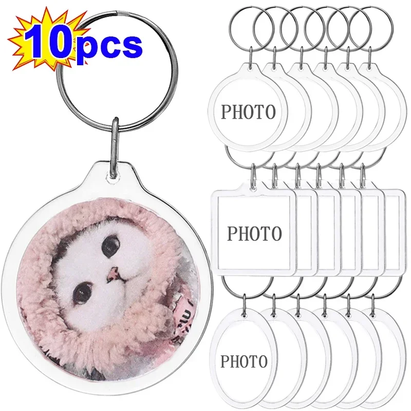 1-10pcs DIY Photo Keychian Acrylic Picture Insert Keyring Round Square Custom Split Key Chains for Anniversary Graduation Gifts
1-10pcs DIY Photo Keychian Acrylic Picture Insert Keyring Round Square Custom Split Key Chains for Anniversary Graduation Gifts