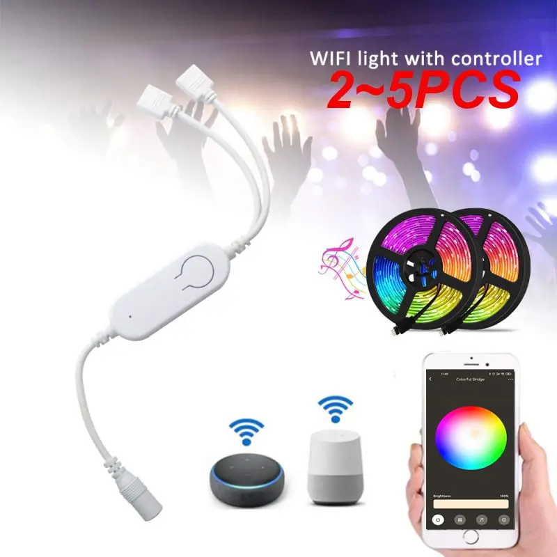 2~5PCS Light Strip Led Voice Control Color Adjustment Music Rhythm Function Adjust Color Work With Alexa Home Led Light
2~5PCS Light Strip Led Voice Control Color Adjustment Music Rhythm Function Adjust Color Work With Alexa Home Led Light