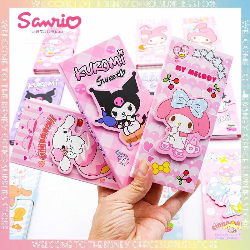 Новинка, 16 шт., мультяшная книга Sanrio Kuromi Melody, три сложения, книга для записей, книга для сообщений, студенческие канцелярские принадлежности, оптовая продажа
Новинка, 16 шт., мультяшная книга Sanrio Kuromi Melody, три сложения, книга для записей, книга для сообщений, студенческие канцелярские принадлежности, оптовая продажа