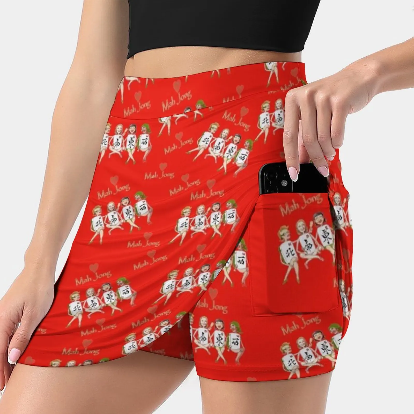 Женская юбка для игры в бадминтон, с карманами
Женская юбка для игры в бадминтон, с карманами