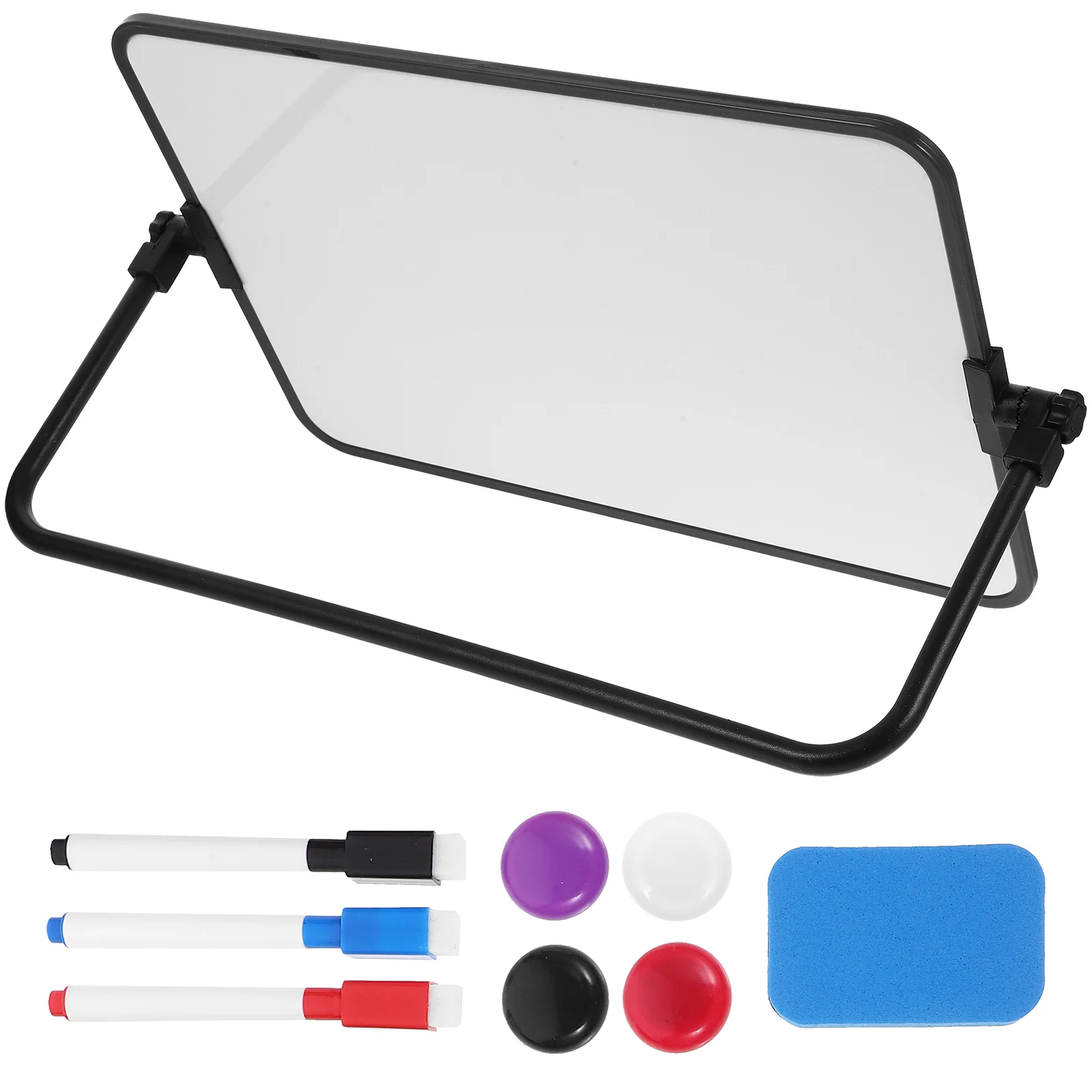 Double-Sided Magnetic Whiteboard Magnetic White Board Portable Calendar Office Note Message Stand (Blue) Writing Desktop
Double-Sided Magnetic Whiteboard Magnetic White Board Portable Calendar Office Note Message Stand (Blue) Writing Desktop