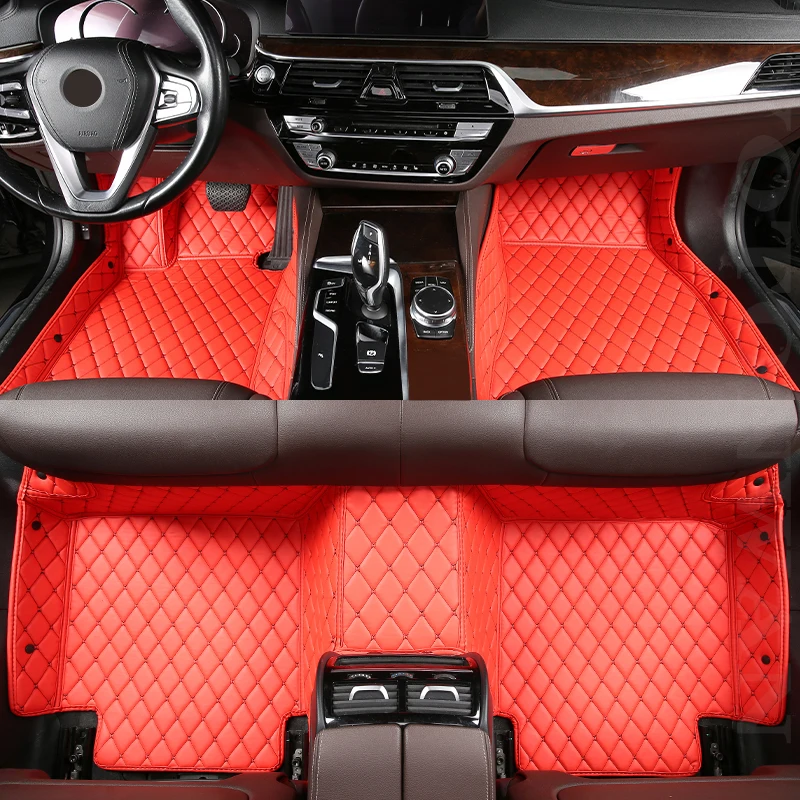 

YOTONWAN Custom Made Leather Car Mat For Land Rover All Models Rover Range Evoque Sport Freelander Auto Accessories Car-Styling