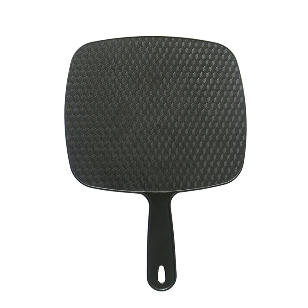 

Mirror Hand Handheld Handle With Salon Barber Small Held Hairdressers Barbers Large Black All Haircut Makeup Women Men