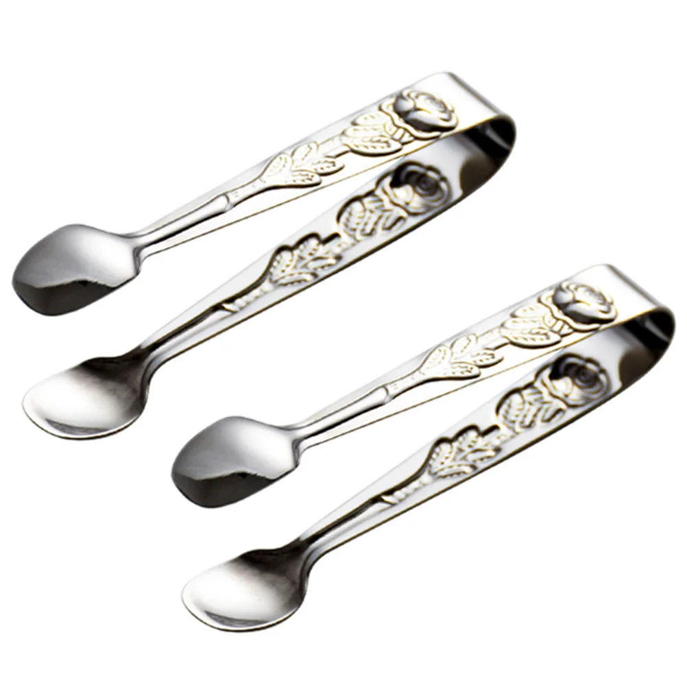 2 Pcs Stainless Steel Fruit Tong Cookie Clips Household Mini Serving Ice Sugar Cube
2 Pcs Stainless Steel Fruit Tong Cookie Clips Household Mini Serving Ice Sugar Cube