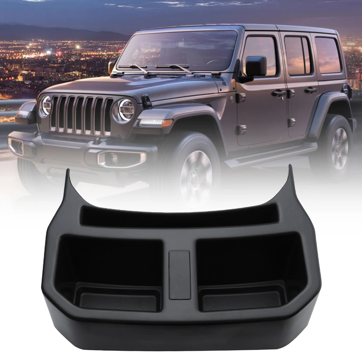 Rear Cup Holder Console Mounted Drink Storage Holder For Jeep Wrangler 2018-2021 Car Accessories
Rear Cup Holder Console Mounted Drink Storage Holder For Jeep Wrangler 2018-2021 Car Accessories