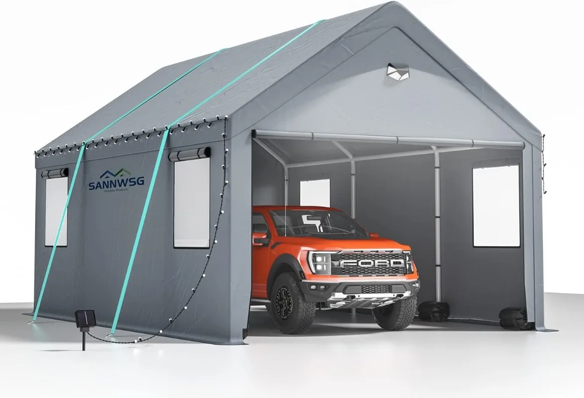 Сверхмощная искусственная кожа 12x20-сверхбольшая портативная автомобильная палатка для гаража с разворачивающимися окнами и всесезонным брезентом
Сверхмощная искусственная кожа 12x20-сверхбольшая портативная автомобильная палатка для гаража с разворачивающимися окнами и всесезонным брезентом