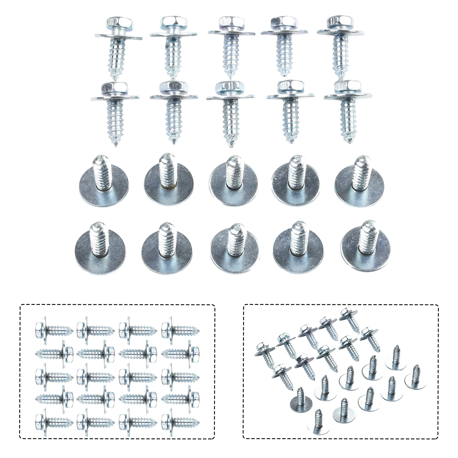 Screw Undertray Clips Side Skirts Underbody 20pcs 6.3x19mm Accessories Bumpers Fairing Parts Underrun Protection
Screw Undertray Clips Side Skirts Underbody 20pcs 6.3x19mm Accessories Bumpers Fairing Parts Underrun Protection