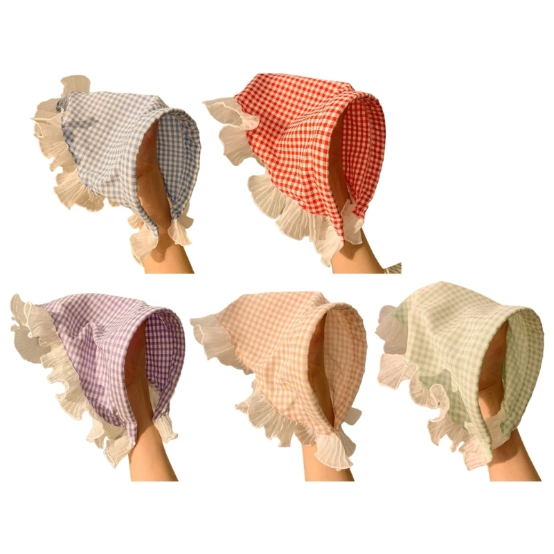 French Hair Scarf Headbands Triangled Head Kerchief Hairband Checkered Bandanas Headbands Hair Accessory
French Hair Scarf Headbands Triangled Head Kerchief Hairband Checkered Bandanas Headbands Hair Accessory