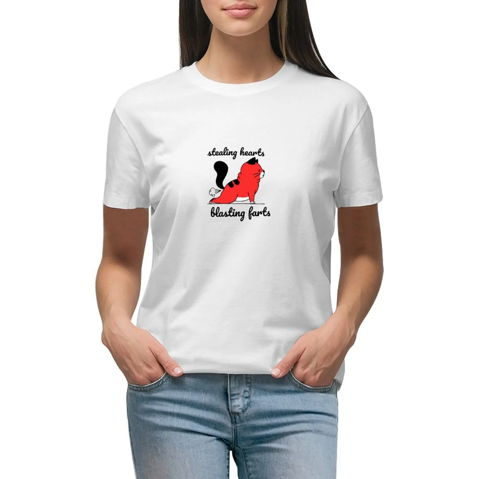 

farts pun, stealing hearts blasting farts, valentine fun with farts T-shirt aesthetic clothes funny t-shirts for Women cotton