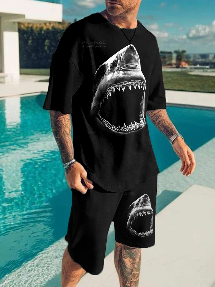 Shark Gradient Colors T Shirts Shorts Tracksuits 3D All Over Printed Casual Beach Sports Running Sets Streetwear Men Clothing
Shark Gradient Colors T Shirts Shorts Tracksuits 3D All Over Printed Casual Beach Sports Running Sets Streetwear Men Clothing