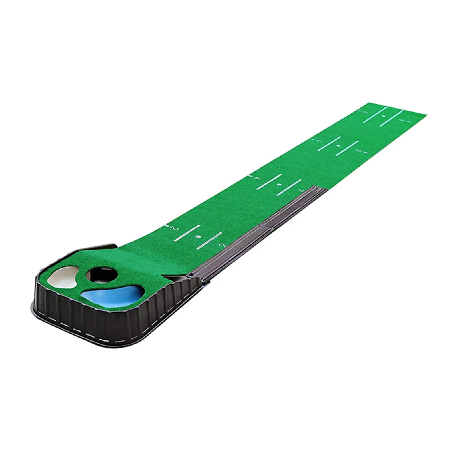 

Golf Putting Green Game Portable 3 Holes Practice Mat Golf Putting Mat Durable for Improve Accuracy, Office Golfer Beginner