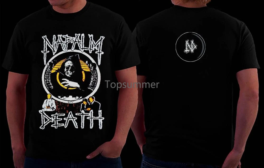 T Shirt Cool Napalm Death British American Extreme Metal Band T-Shirt Sizes:S To 3Xl O-Neck Men Short 100% Cotton Tee
T Shirt Cool Napalm Death British American Extreme Metal Band T-Shirt Sizes:S To 3Xl O-Neck Men Short 100% Cotton Tee
