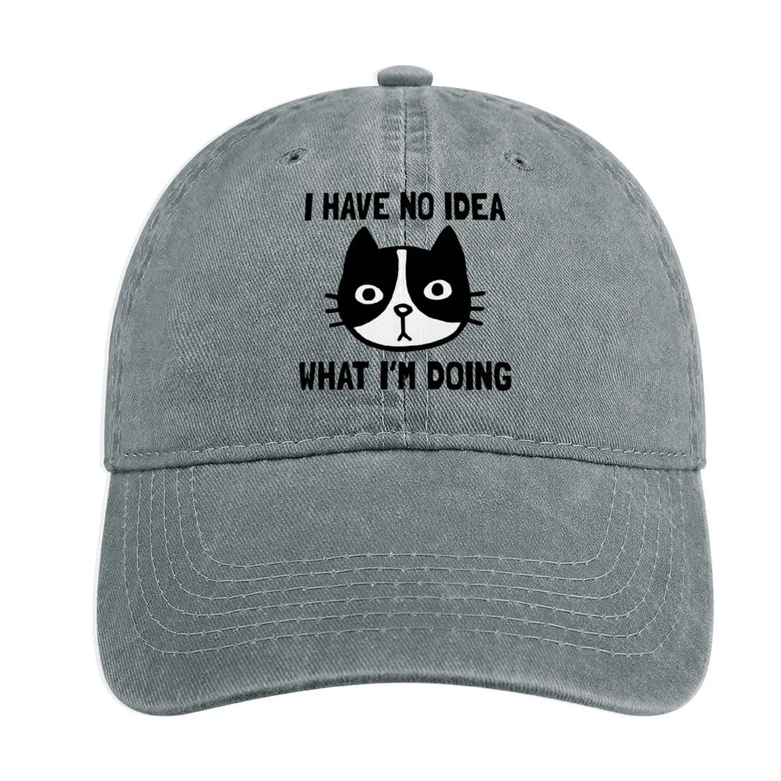 I Have No Idea What I'm Doing | Black and White Cat Cowboy Hat Kids Hat Military Cap Man New In The Hat Baseball Cap Men Women'S
I Have No Idea What I'm Doing | Black and White Cat Cowboy Hat Kids Hat Military Cap Man New In The Hat Baseball Cap Men Women'S