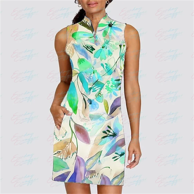 Women's Golf Leisure Fitness Sports Dress Soft High Elasticity Golf Dress Quick Drying Fitness Short Dress Breathable Dress
Women's Golf Leisure Fitness Sports Dress Soft High Elasticity Golf Dress Quick Drying Fitness Short Dress Breathable Dress