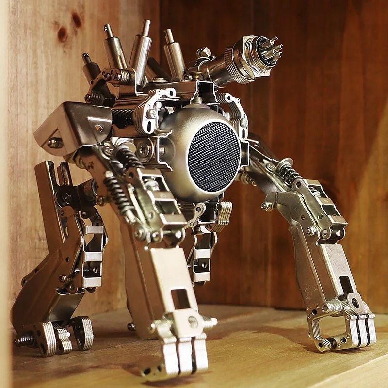 Assembly Speaker Wireless Bluetooth Mechanical Ape Audio Metal Assembled Diy Speakers Stereo Music Home Outdoor Man Gifts Mecha
Assembly Speaker Wireless Bluetooth Mechanical Ape Audio Metal Assembled Diy Speakers Stereo Music Home Outdoor Man Gifts Mecha