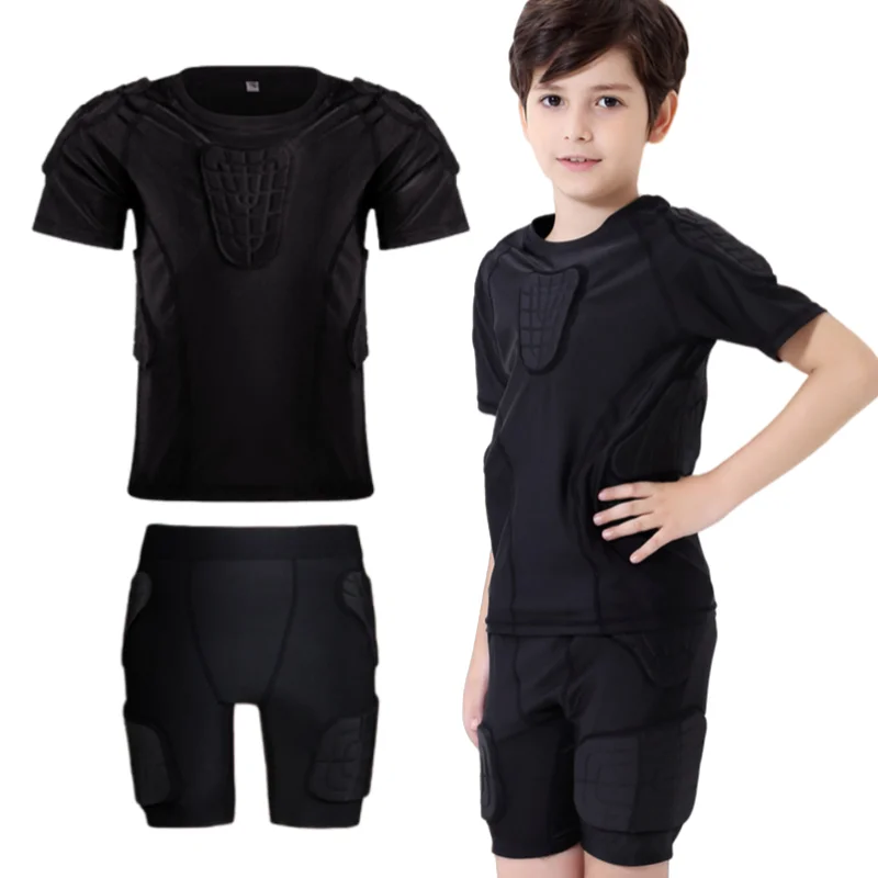 Youth Anti-collision Football Goalkeeper Tight Fitting Suit Child Cycling Uniform Boys Rugby Jersey Soccer Training Sportswear
Youth Anti-collision Football Goalkeeper Tight Fitting Suit Child Cycling Uniform Boys Rugby Jersey Soccer Training Sportswear