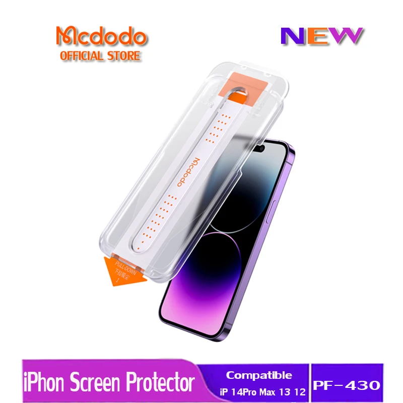 Mcdodo Screen Protector for iPhone 14 Pro Max DH Tempered Glass Screen Protector Film for Apple iPhone 13 12 Max 2Pcs
Mcdodo Screen Protector for iPhone 14 Pro Max DH Tempered Glass Screen Protector Film for Apple iPhone 13 12 Max 2Pcs