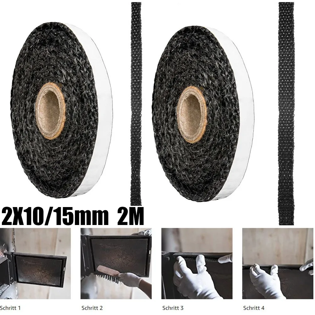 15/10mm Flat Stove Rope Self-adhesive Glass Seal Stove Fire Rope Furnace Kiln Oven Door Seals High Temperature Sealing Strip
15/10mm Flat Stove Rope Self-adhesive Glass Seal Stove Fire Rope Furnace Kiln Oven Door Seals High Temperature Sealing Strip
