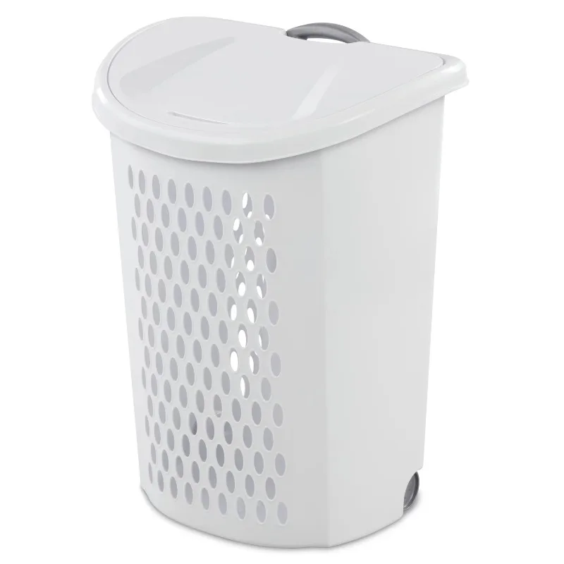 

Sterilite Ultra™ Wheeled Hamper Plastic, White