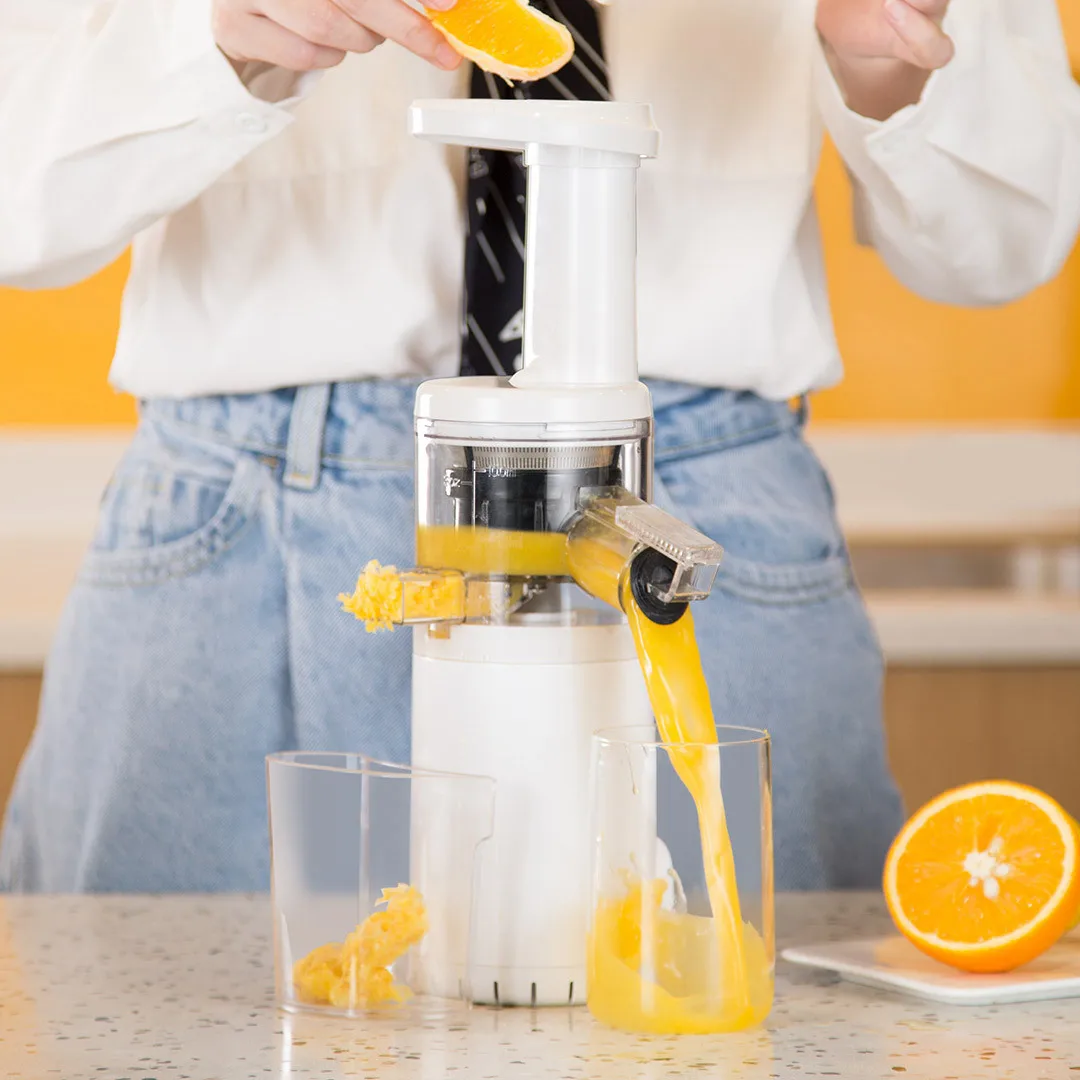 

Petit Slow Juicer Portable Electric Juice Extractor Lemon Fruit Juice Maker Blender Easy Clean Orange Squeezer Auger Juicers