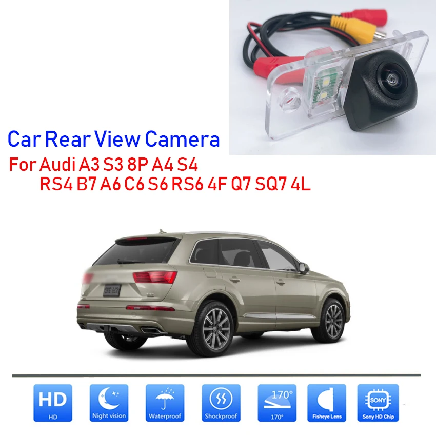 Backup Parking Camera 170 Degree CCD Special Car Rear View Reverse For Audi A3 S3 8P A4 S4 RS4 B7 A6 C6 S6 RS6 4F Q7 SQ7 4L
Backup Parking Camera 170 Degree CCD Special Car Rear View Reverse For Audi A3 S3 8P A4 S4 RS4 B7 A6 C6 S6 RS6 4F Q7 SQ7 4L