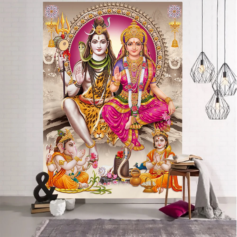 India Shiva God Tapestry Hippie Wall Hanging Bohemian Mandala Ganesha Background Cloth Ceiling Living Room Aesthetic Home Decor
India Shiva God Tapestry Hippie Wall Hanging Bohemian Mandala Ganesha Background Cloth Ceiling Living Room Aesthetic Home Decor