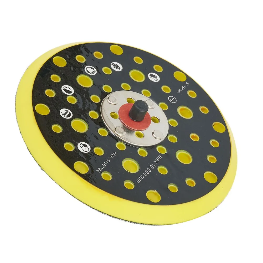 6 Inch 52 Holes Sander Backing Pad Hook&Loop Dust Free-Durable Sanding Disc For-MIRKA 150mm Sander Backing Pad Accessories
6 Inch 52 Holes Sander Backing Pad Hook&Loop Dust Free-Durable Sanding Disc For-MIRKA 150mm Sander Backing Pad Accessories