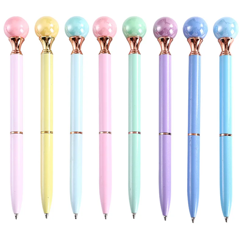 36PCS Big Pearl Metal Ballpoint Pen Creative Cute Stationery Pens for Student Office Business Gifts
36PCS Big Pearl Metal Ballpoint Pen Creative Cute Stationery Pens for Student Office Business Gifts