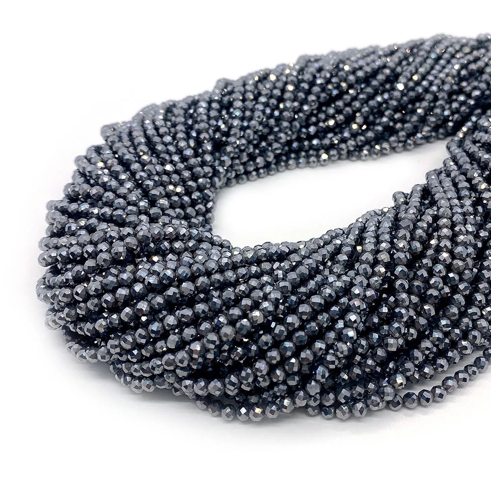 Wholesale Natural Stone Hematite Loose Beads Faceted 2mm 3mm 4mm for Making DIY Necklace Bracelet Beaded Jewelry Accessories
Wholesale Natural Stone Hematite Loose Beads Faceted 2mm 3mm 4mm for Making DIY Necklace Bracelet Beaded Jewelry Accessories