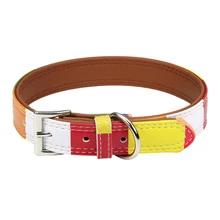Cat Collar Rainbow Colorful Leather Collar For Small Dogs Cats Neck Ring Adjustable Size Necklace Pet Supplies
Cat Collar Rainbow Colorful Leather Collar For Small Dogs Cats Neck Ring Adjustable Size Necklace Pet Supplies