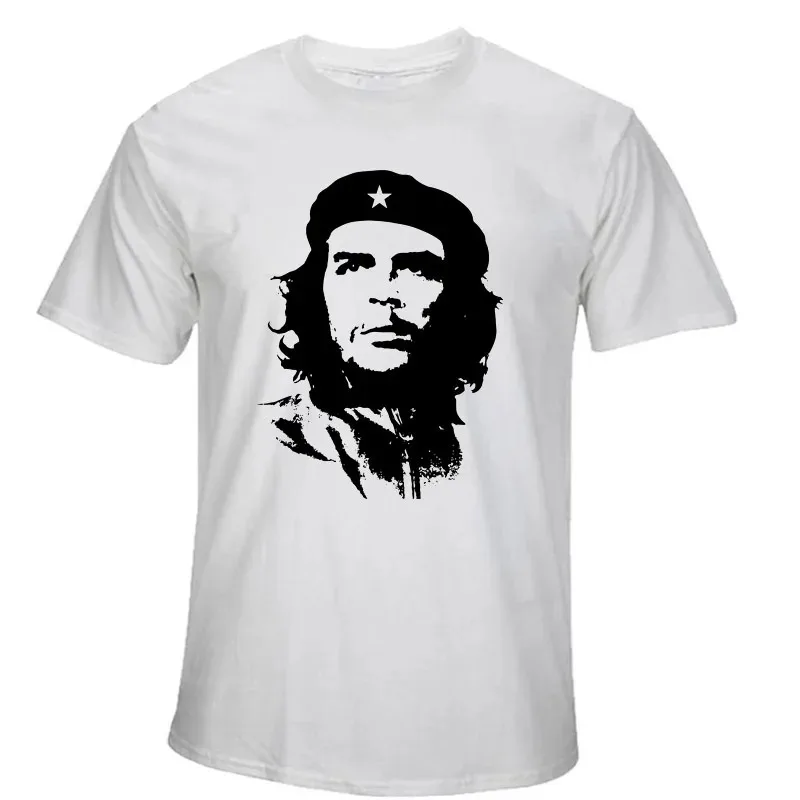Cotton Men's And Women's Short Sleeved T-shirt With Round Neck, Casual Che Guevara Revolutionary Print, Large And High-quality
Cotton Men's And Women's Short Sleeved T-shirt With Round Neck, Casual Che Guevara Revolutionary Print, Large And High-quality
