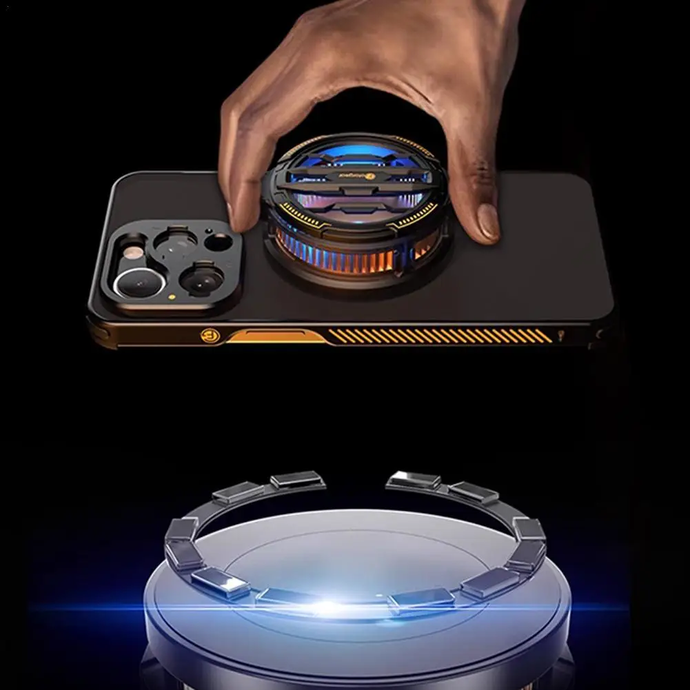 Для Apple Android охлаждение Magic Fotorgear мобильный телефон Магнитный Задний зажим тихий прямой трансляции FG08 5 В/3 А Type-C
Для Apple Android охлаждение Magic Fotorgear мобильный телефон Магнитный Задний зажим тихий прямой трансляции FG08 5 В/3 А Type-C