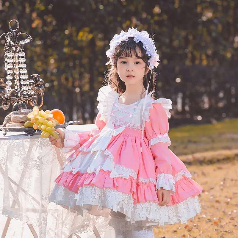 Baby Girl Spanish Royal Dresses for Toddler Boutique Clothes Children Spain Pink Dress Infant Birthday Baptism Lolita Ball Gown
Baby Girl Spanish Royal Dresses for Toddler Boutique Clothes Children Spain Pink Dress Infant Birthday Baptism Lolita Ball Gown