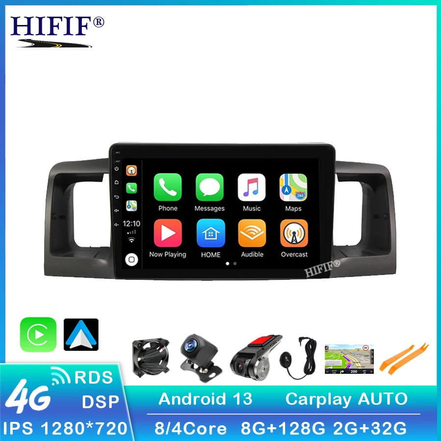 6 грамм для Toyota Corolla E120 e 120 BYD F3 2007-2011 DSP IPS Android 13 4G сетевой автомобильный радиоприемник мультимедийный видеоплеер carplay
6 грамм для Toyota Corolla E120 e 120 BYD F3 2007-2011 DSP IPS Android 13 4G сетевой автомобильный радиоприемник мультимедийный видеоплеер carplay
