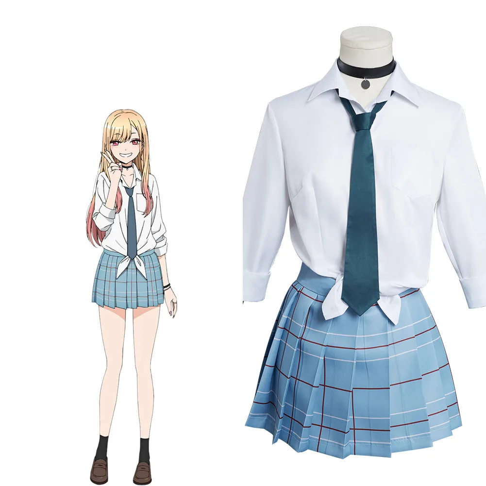 Anime My Dress-Up Darling Marin Kitagawa Cosplay Costume School Uniform Skirt Outfits Halloween Carnival Suit
Anime My Dress-Up Darling Marin Kitagawa Cosplay Costume School Uniform Skirt Outfits Halloween Carnival Suit