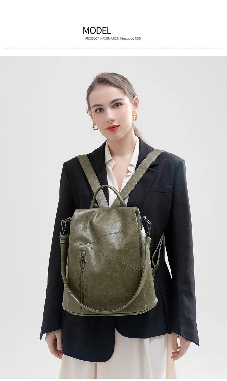 Newest Women Quality Leather Backpacks for Girls Leather Backpacks Fashion Shoulder Bags Female Backpack Ladies Travel Backpack
Newest Women Quality Leather Backpacks for Girls Leather Backpacks Fashion Shoulder Bags Female Backpack Ladies Travel Backpack