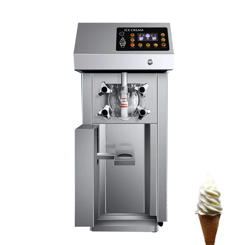 Sweet Cone Ice Cream Machine Commercial Automatic Ice Cream Maker Sundae Making Machine Freezing Equipment 1250W
Sweet Cone Ice Cream Machine Commercial Automatic Ice Cream Maker Sundae Making Machine Freezing Equipment 1250W