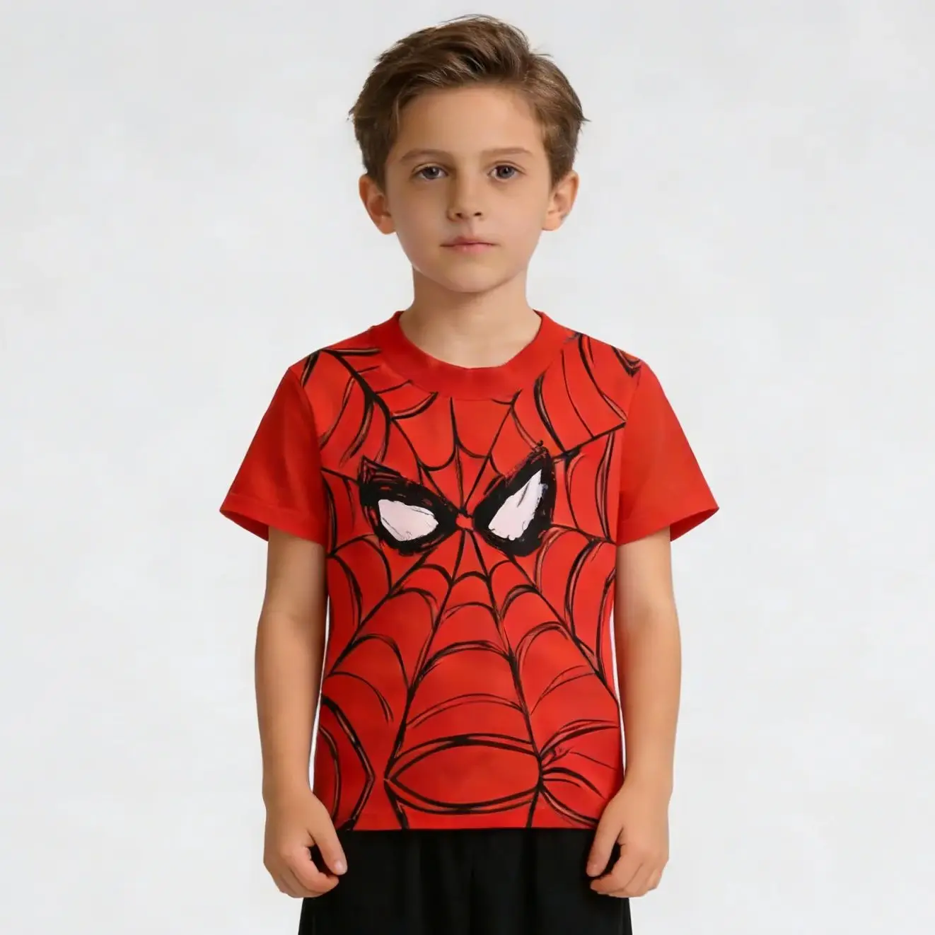 تي شيرت صيفي للأطفال مطبوع ثلاثي الأبعاد بتصميم ديدبول - للأولاد والبنات، سريع الجفاف وقابل للتنفس بأكمام قصيرة تي شيرت صيفي للأطفال مطبوع ثلاثي الأبعاد بتصميم ديدبول - للأولاد والبنات، سريع الجفاف وقابل للتنفس بأكمام قصيرة