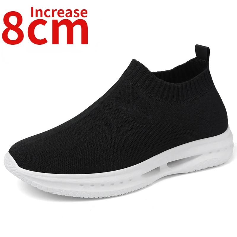 Men's Shoes Height Increased 8cm Summer Breathable and Comfortable Mesh Sneakers Heightening Shoes Daily Casual Sports Shoes Man
Men's Shoes Height Increased 8cm Summer Breathable and Comfortable Mesh Sneakers Heightening Shoes Daily Casual Sports Shoes Man