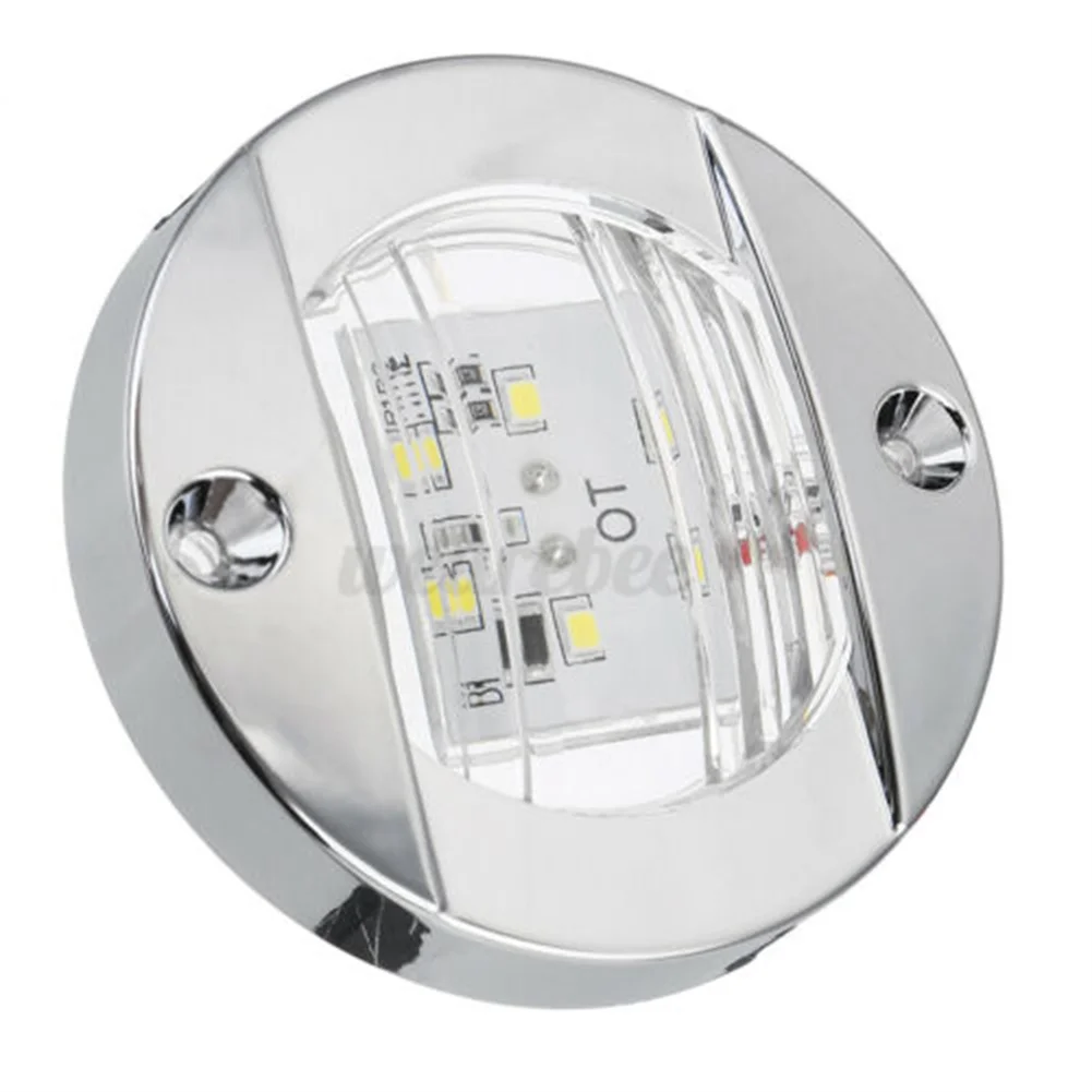 1x White/blue Lamp Round Marine Boat LED Stern Light Cabin Deck Courtesy Light Waterproof Round Yacht Lights Boat Lights
1x White/blue Lamp Round Marine Boat LED Stern Light Cabin Deck Courtesy Light Waterproof Round Yacht Lights Boat Lights